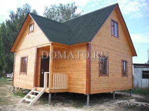 Дом на винтовой фундаменте
