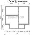 план фундамента