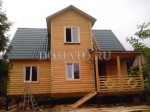 фотография дома из профилированного бруса
